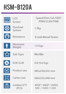 จักรยานขนาดเล็กสำหรับใช้ออกกำลังกายที่ขาเพื่อนสุขภาพ,ใช้ในบ้านสำนักงาน - Product Image 4