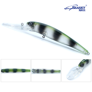 Isca de pesca portátil, isca de peixe sólido com 11cm e 17g