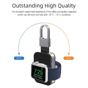 Cargador Inalámbrico para <span class=keywords><strong>Apple</strong></span> <span class=keywords><strong>Watch</strong></span> 5 4 3 2, Banco de Energía, Carga Magnética Portátil, Mini Cargador Inalámbrico para Reloj, Batería <span class=keywords><strong>Externa</strong></span> - Product Image 5