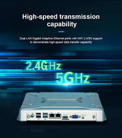 Mini PC 128 Go avec Win11 Pro Android Linux pour l'affichage numérique Banque Prix bas I3 I5 I7 Ordinateur de bureau industriel Ordinateur embarqué