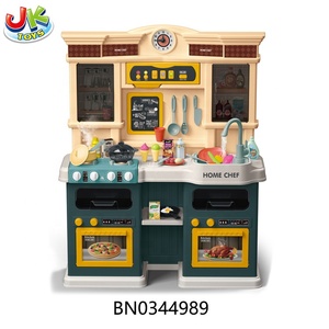 Jouets Jacko 83 cm Grand ensemble de cuisine électrique Chef talentueux avec fumée, lumière, musique, maison de jeu, jouet de cuisine pour enfants 85 pièces - Product Image 1