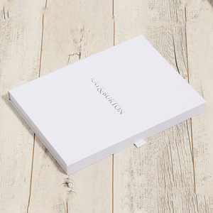 Personalized Logo Low MOQ A4 Folding Magnet Rigid Cardboard Packaging Flat <b>Gift</b> Card <b>Boxes</b> - Product Image 3