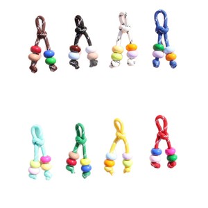 Colgante de cuentas de <span class=keywords><strong>ábaco</strong></span> colorido hecho a mano al por mayor, decoración de cuentas con nudo para deportes y ocio, para zapatos, bolsos y teléfonos móviles - Product Image 5