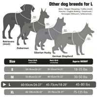 Harnais tactique réfléchissant en polyester pour chiens de taille moyenne et grande, gilet rembourré réglable avec poignée pour la course, la randonnée et le contrôle