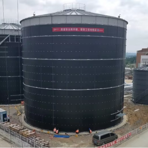 Réservoirs boulonnés en acier au carbone anti-corrosion à grande échelle, biodigesteurs anaérobies, traitement des eaux usées, machinerie Schumann - Product Image 1