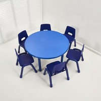 Table Ronde Enfant Ignifuge la Plus Vendue pour Maternelle, Bureau et Chaise d'Éveil, Mobilier Scolaire