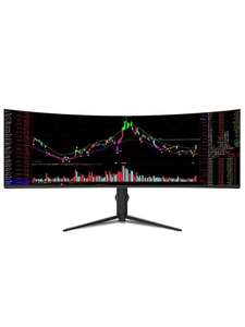 Écran de jeu <span class=keywords><strong>PC</strong></span> LCD incurvé de 49 <span class=keywords><strong>pouces</strong></span>, résolution 5120*1440, 144 Hz, Full HD, design professionnel, affichage vertical - Product Image 2