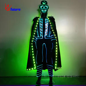 Disfraz de Vampiro Luminoso LED de Alta Calidad para Baile de Salón, Actuación en Escenario, Fiesta y Espectáculo - Product Image 2