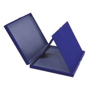 Étui pour plaque d'immatriculation en velours bleu 28x23cm, support pliable - Product Image 2