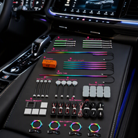 Kit d'éclairage d'ambiance pour voiture ZX Upgrade 64 couleurs 12V, accessoires de décoration pour Audi Q8 2018-2024, éclairage intérieur actif Symphony