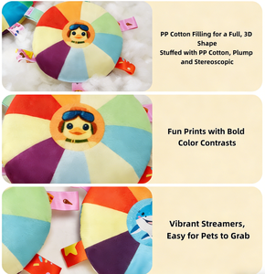 Peluche interactive et écologique pour chien avec fonction de nettoyage des dents et design de dessin animé - Product Image 5