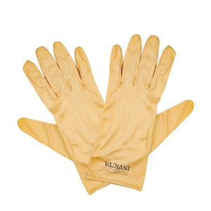 Guantes negros para exhibición de joyería, agradables al tacto, con tela de microfibra elástica antihuellas, en oferta. - Product Image 3