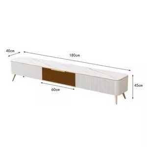 Planche de <span class=keywords><strong>roche</strong></span> lisse meuble TV table à thé combinaison salon petit ménage peinture simple de haute qualité meuble TV combinaison - Product Image 6