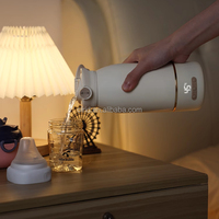 Offre Spéciale chauffe-biberon sans fil en acier inoxydable de 500ml avec batterie USB sans fil puissant chauffe-biberon à chauffage rapide