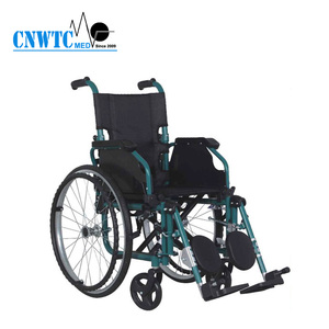 Silla de ruedas plegable para niños con asiento rojo de dibujos animados, ayuda manual para la movilidad - Product Image 3