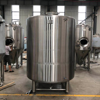Réservoir refroidisseur de glycol industriel 5000L-Système de refroidissement SS304/316L pour le contrôle de température de Fermentation de vin de bière CIP prêt