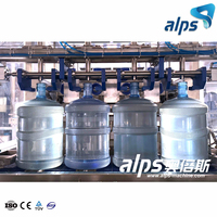 Machine de remplissage d'eau pure de 5 gallons à faible consommation, structure énergétique optimisée, réduction des coûts opérationnels pour les propriétaires de usines d'eau