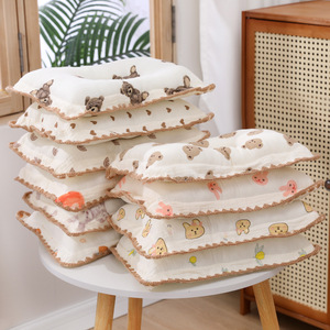 Almohada moldeadora para bebé Carlota, rectangular, de algodón puro, relleno de algodón perlado, para bebés de 1 a 3 años, almohada correctora transpirable - Product Image 4