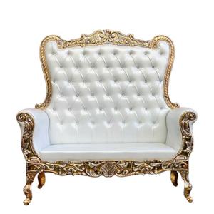 Sofá de boda para novios con respaldo alto, juego de sillas tipo trono real/muebles de boda, juego de sofás modernos para banquetes - Product Image 1