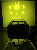 Projecteur LED professionnel 650W pour utilisation en extérieur, décoration de Noël, vitrine, éclairage architectural, IP65, logo personnalisé