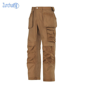 Pantalon de travail <span class=keywords><strong>Cargo</strong></span> ignifuge pour homme décontracté avec genouillères Pantalon de travail de charpentier Pantalon de charpentier - Product Image 6