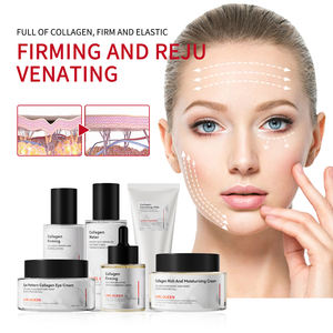 OEM etiqueta personal personalizada cuidado de la piel paquete colágeno relleno reparación reafirmante limpiador cara crema ojos <span class=keywords><strong>serie</strong></span> de esencia - Product Image 3