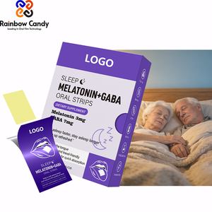 Melatonina 3mg en Tiras de Película Delgada de Disolución Oral, con GABA y Vitamina, Sabor Mango, para el Apoyo del Sueño, Relajación Nocturna y Bienestar, para Adultos y Recién Nacidos - Product Image 1
