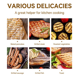 Prensa de Carne de Aluminio de Grado Comercial con Mango Frío al Tacto, Antiadherente, para Asar Hamburguesas y Bacon en Planchas y Parrillas - Product Image 4
