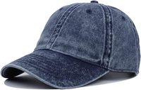 Gorra de Béisbol de Algodón Lavado para Hombre y Mujer, Estilo Clásico, Ajustable, de Mezclilla Desgastada, de Perfil Bajo, Estilo Dad Hat