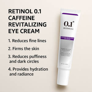 Crema Contorno de Ojos Renovadora con Retinol 0.1, 30g, Marca Privada OEM, Cafeína, Colágeno, Hidratante, Iluminadora - Product Image 6