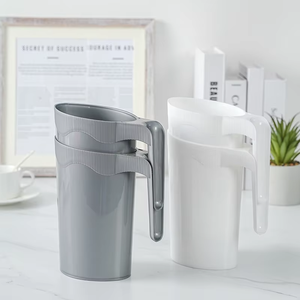 Pichet à lait en plastique écologique, incassable, haute résistance, non toxique, 1L, 1.2L, 1.5L, 1.8L, 2L pour la bière sans additifs France Ceres <span class=keywords><strong>Faxe</strong></span> - Product Image 1