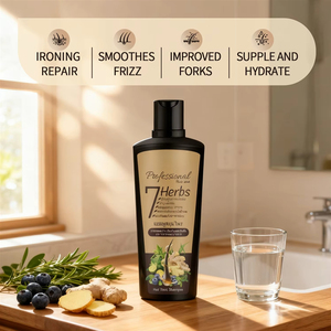 CGBOOM Set <span class=keywords><strong>Shampoo</strong></span>, Balsamo e Tonico a 7 Erbe, Riduce la Caduta e la Forfora, Accelera la <span class=keywords><strong>Crescita</strong></span> dei <span class=keywords><strong>Capelli</strong></span> - Product Image 2