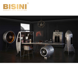 Aluminum Sheet Custom Wine <b>Cabinet</b> Innovative Apartment <b>Small</b> Size Rocket Shape Bf10-atk003 Living Room Set - Product Image 5