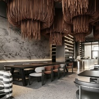 Diseño interior de cafetería, panadería y pastelería, personalización completa de la habitación, vitrina de vidrio, mostrador de bar, decoración de tienda de café
