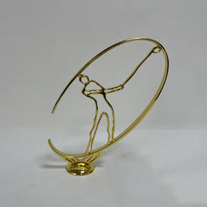 धातु गोल्फ आकृति के साथ कारखाने की आपूर्ति धातु पुरस्कार कस्टम ट्रॉफी कप - Product Image 5