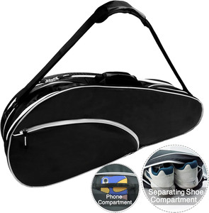 Muestra Gratuita, Bolsa de Deporte Plegable Impermeable con Logotipo Personalizado al por Mayor, Bolsa de Viaje para Gimnasio, Tenis, Bádminton, Raqueta, Mochila - Product Image 1