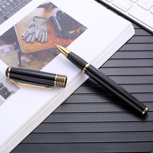 <span class=keywords><strong>Habo</strong></span>-Bolígrafo de lujo de alta calidad, bolígrafo de diseño OEM con logotipo personalizado, bolsa negra, regalo de negocios - Product Image 3