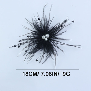 Broche de Flor com Contas e Penas Feito à Mão para Mulheres, Ideal para Combinar com Roupas do Dia a Dia - Product Image 5