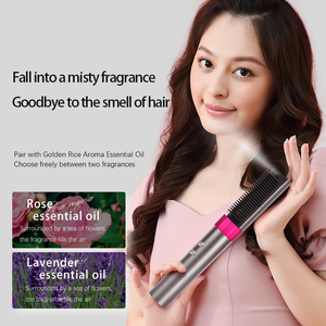 <span class=keywords><strong>Brosse</strong></span> coiffante sans fil portative <span class=keywords><strong>à</strong></span> ions négatifs pour soins capillaires, sèche-cheveux et lisseur - Product Image 2