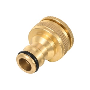 Adaptateur de robinet en laiton 1/2 \ "3/4 \" pour l'irrigation du jardin Pistolet <span class=keywords><strong>à</strong></span> eau <span class=keywords><strong>à</strong></span> connexion rapide pour <span class=keywords><strong>machine</strong></span> <span class=keywords><strong>à</strong></span> <span class=keywords><strong>laver</strong></span> Joint de mamelon standard pour - Product Image 3