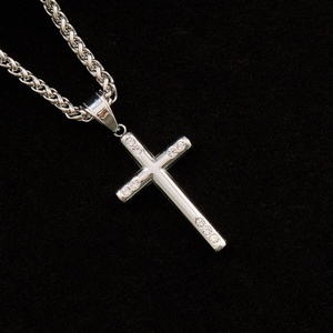 Joyería de Moda Punk, Colgante de San Cristóbal en Acero Inoxidable, Cruz Religiosa Chapada en Oro, Brújula, Medusa, Regalos Unisex para Hombres y Mujeres - Product Image 3