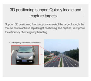 กล้องตรวจสอบสถิติการไหลของผู้โดยสารผ่านประตูอิเล็กทรอนิกส์ไฟฟ้าระบบอินฟาเรด HD กล้องเครือข่ายซีกโลก - Product Image 6