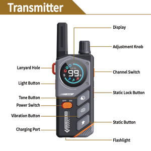 2026 Hot Seller Plastic Pet Training Products Waterproof Beep Vibration and Shock Rechargeable LED <b>Dog</b> <b>Collar</b> - Product Image 3