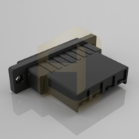Connecteur fil à fil mâle/femelle en laiton à pas de 10,16 mm, simple rangée, HC10.16-2EY TE 1-917808-2 1-917808-3 IP20