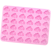 1090 Fabrik Gratisprobe 36-fach Wolken-Silikonform für Schokolade, Gelee, handgemachte Kekse, DIY-Kleber-Tropfen-Dekoration