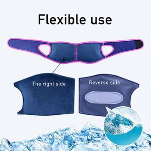 2 compresas de gel prácticas para mentón y cabeza, compresas faciales frías y calientes ajustables, con compresa de gel para muelas del molde, para uso en mentón y cabeza. - Product Image 4