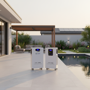 Batería de Fosfato de Hierro y Litio de 16KWH 51.2V 314Ah 6000 ciclos, Batería de 52V 30Ah, Batería Solar Todo en Uno Apilable de 5kW, Batería de 5 kWh - Product Image 2