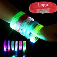 Bracelet LED bâtons lumineux personnalisés en gros Bracelet pour fournitures de fête