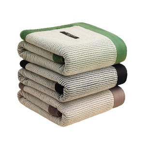 Pure Cotton Bath Towel 34x74 Cm Fluffy Soft Absorbent Rectangle Towel For Men Women Household Use - Product Image 3