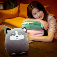 Petit Super Mignon Kawaii Peluches Dessin Animé Animal Licorne Dinosaure En Peluche En Peluche Confortable Doux Lit De Couchage Jouet Oreiller En Peluche